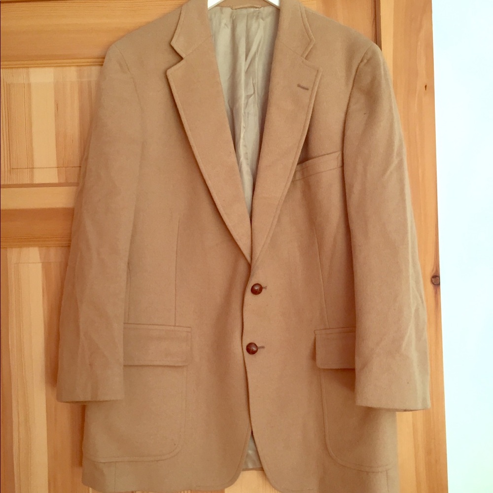 Camel Hair Blazer- vintage